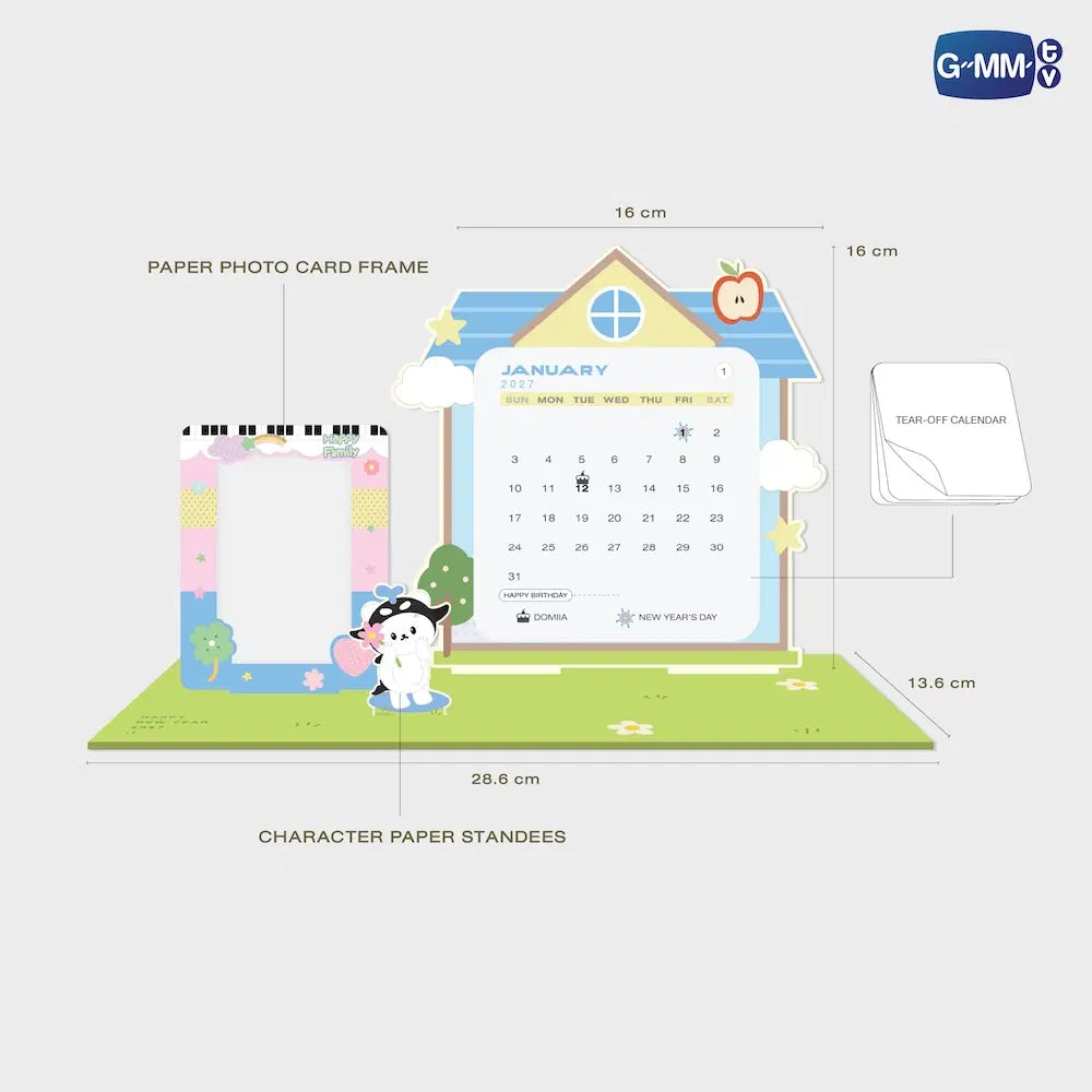 [PREVENTA] GMMTV FANDOM CHARACTER OFFICIAL CALENDAR 2027