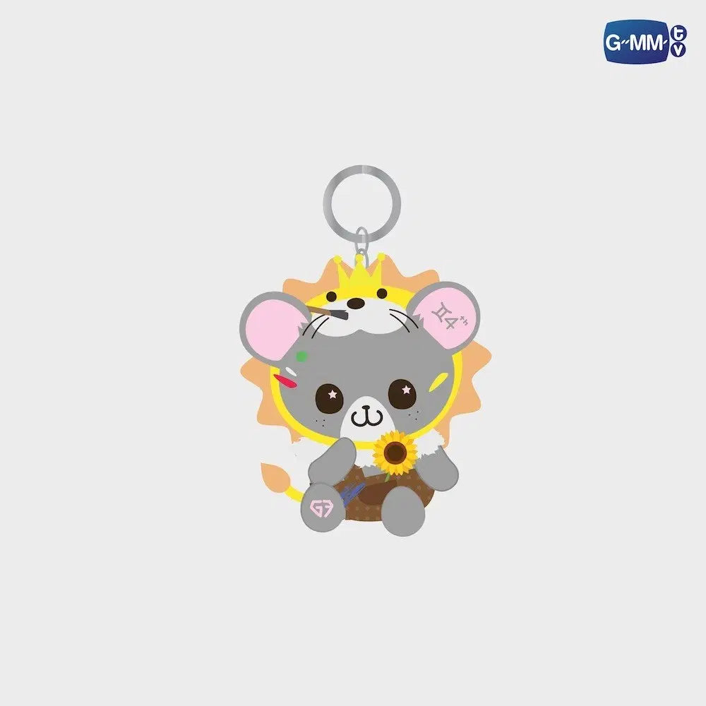 [PREVENTA] LOOK KHUNNOO LITTLE ARTIST MAGNETIC DOLL KEYCHAIN (GEMINI VERSION)