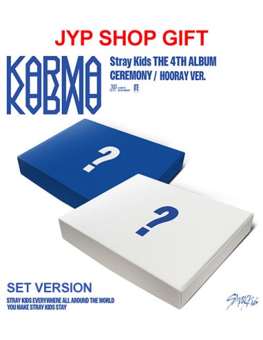 [JYP Shop Gift][SET] Stray Kids 4th Album - KARMA (SET Ver.) 2CD