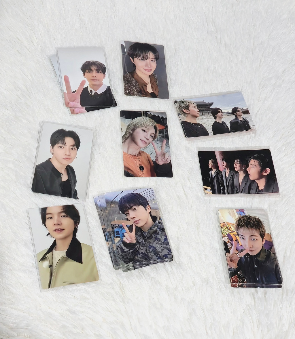 [ENTREGA INMEDIATA] Tarjeta fotográfica POB [BTS] ARIRANG Oficial Weverse Shop Exclusiva (Tipo A y B)