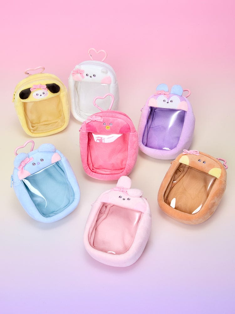 [BAJO PEDIDO] BT21 minini BOLSO TRANSPARENTE CON ADORNO PARA BOLSO CON CINTA U