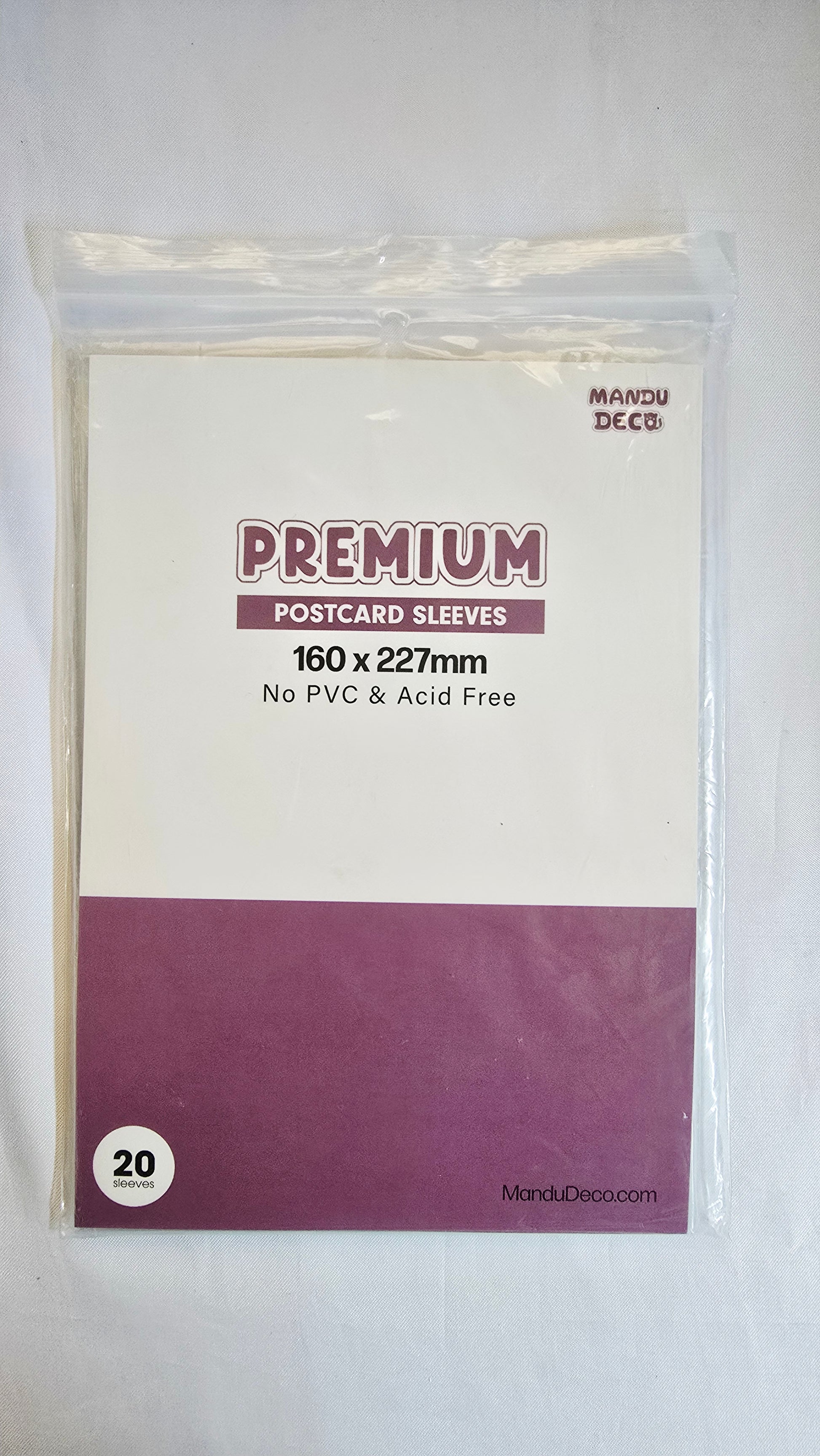 [ENTREGA INMEDIATA] POSTCARDS SLEEVES PREMIUM 160 X 227 MM