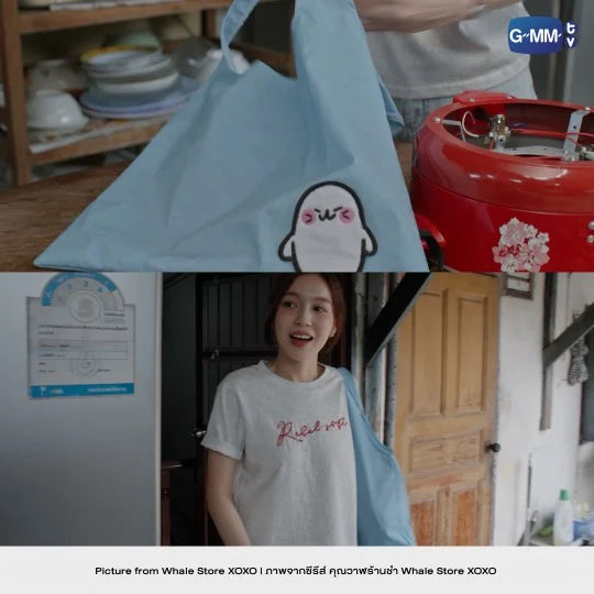 [Esperando stock] MAEWNAM SHOPPING BAG | คุณวาฬร้านชำ WHALE STORE XOXO
