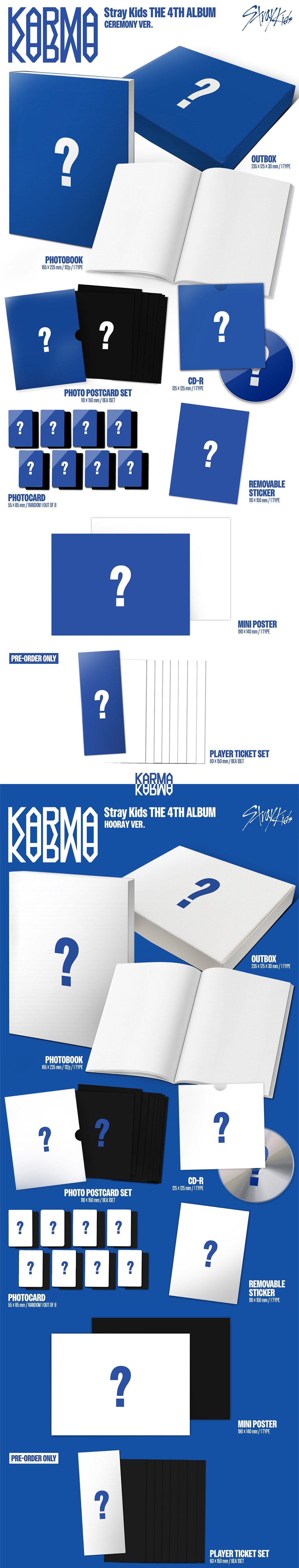 [BAJO PEDIDO][SET] Stray Kids 4th Album - KARMA (SET Ver.) 2CD